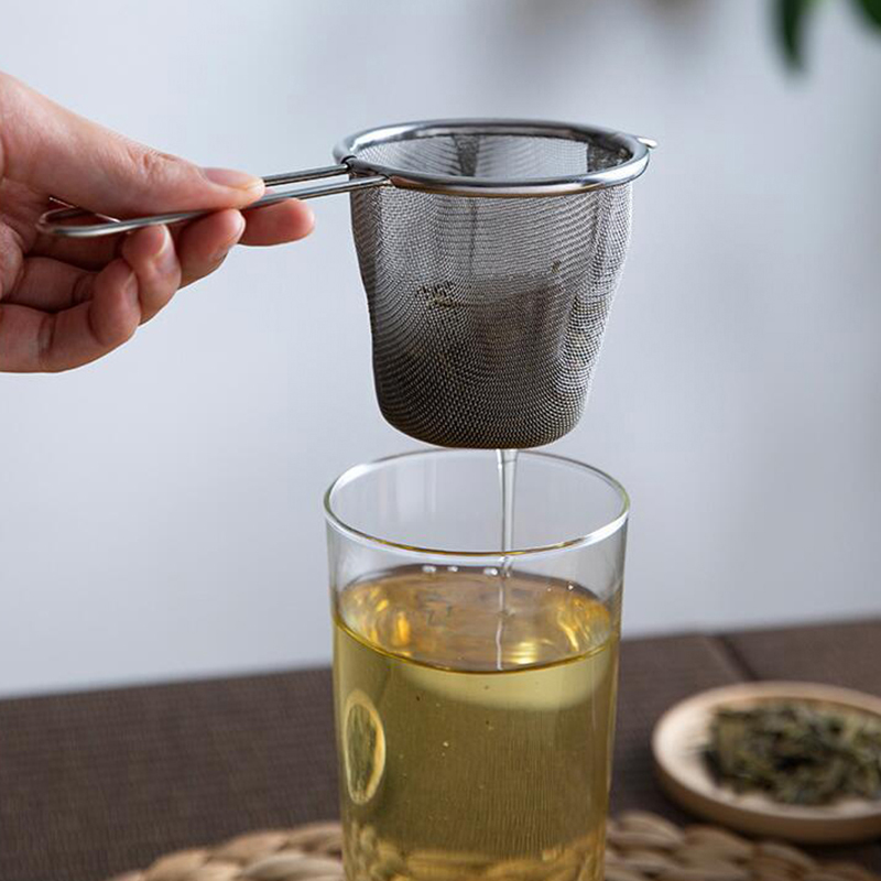 Herbal Wellness Products - 스테인리스 스틸 차망, 재사용 가능한 차망
