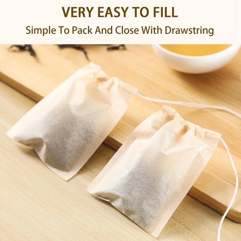 Drawstring 필터와 100Pcs 티백 커피 콩  - Herbal Wellness Products 리뷰 및 가격