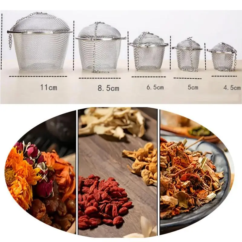 1/3pcs 차 향신료 스트레이너 조미료 볼 메쉬 허브 - Herbal Wellness Products 리뷰 및 가격