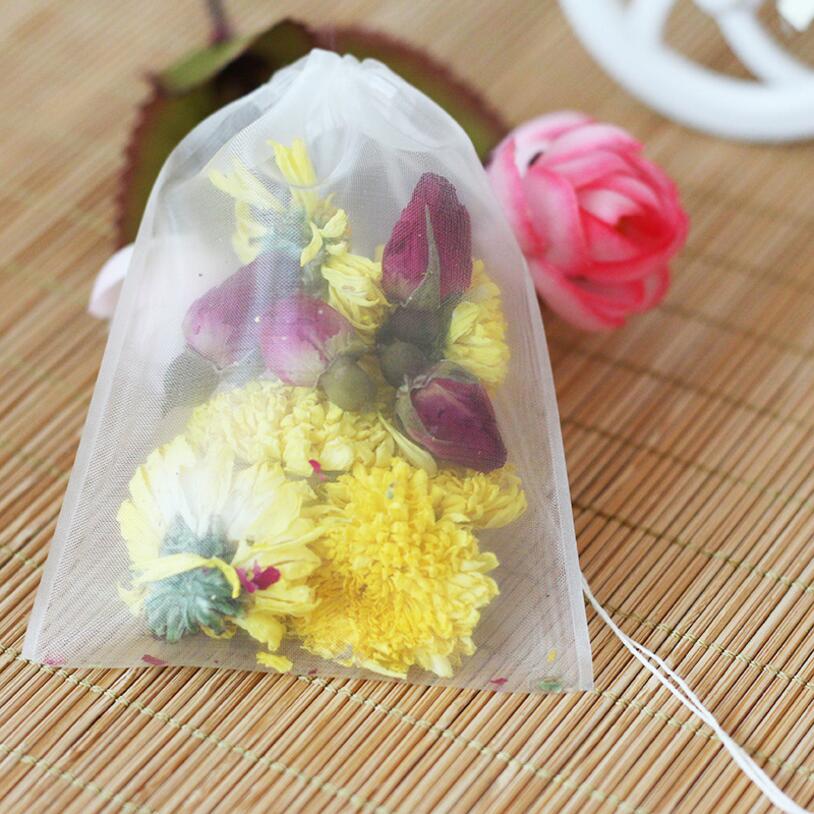 50 개/몫 빈 티백 나일론 소재 티백 문자열 치유 인 - Herbal Wellness Products 리뷰 및 가격