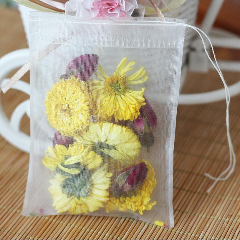 50 개/몫 빈 티백 나일론 소재 티백 문자열 치유 인 - Herbal Wellness Products 리뷰 및 가격
